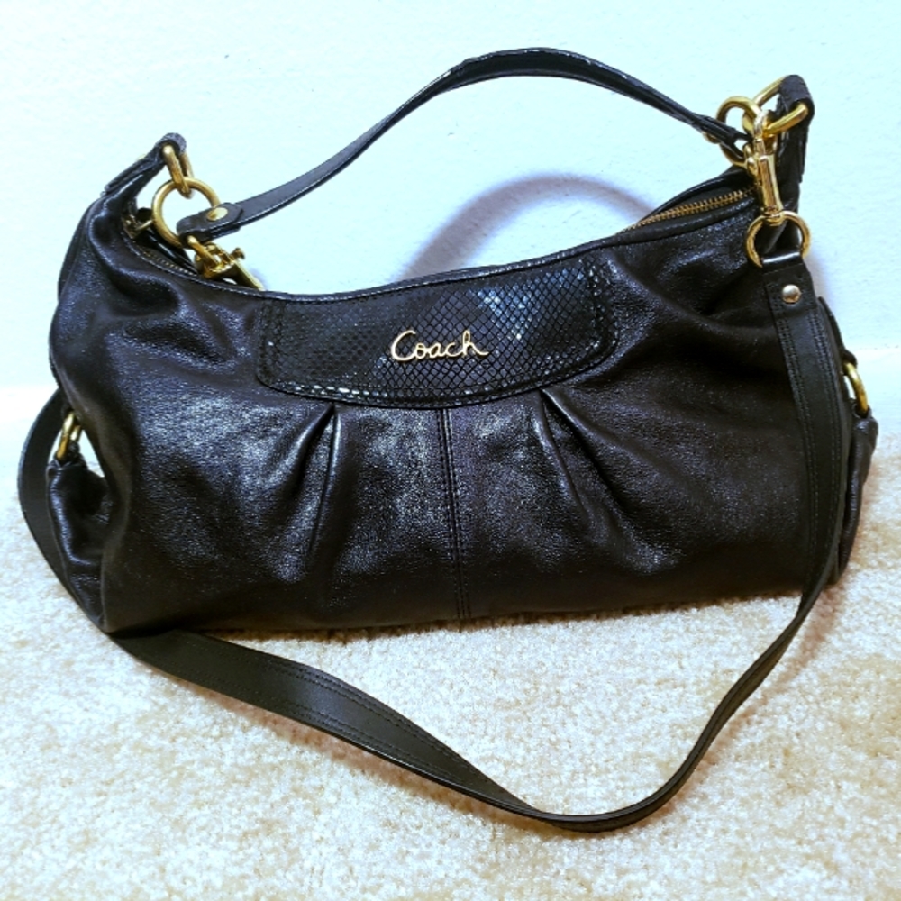Coach Leather Black Purse